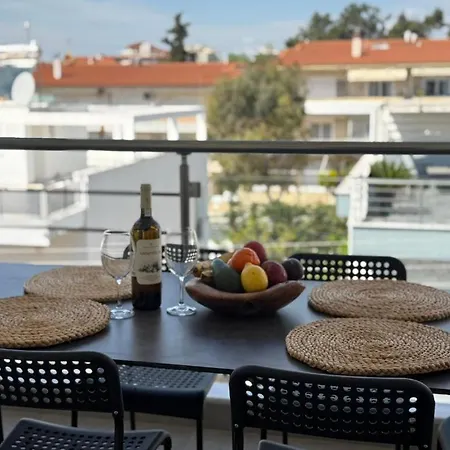 Luxury 2-bedroom With Sea View And Jacuzzi - Maria Nea Kallikrateia